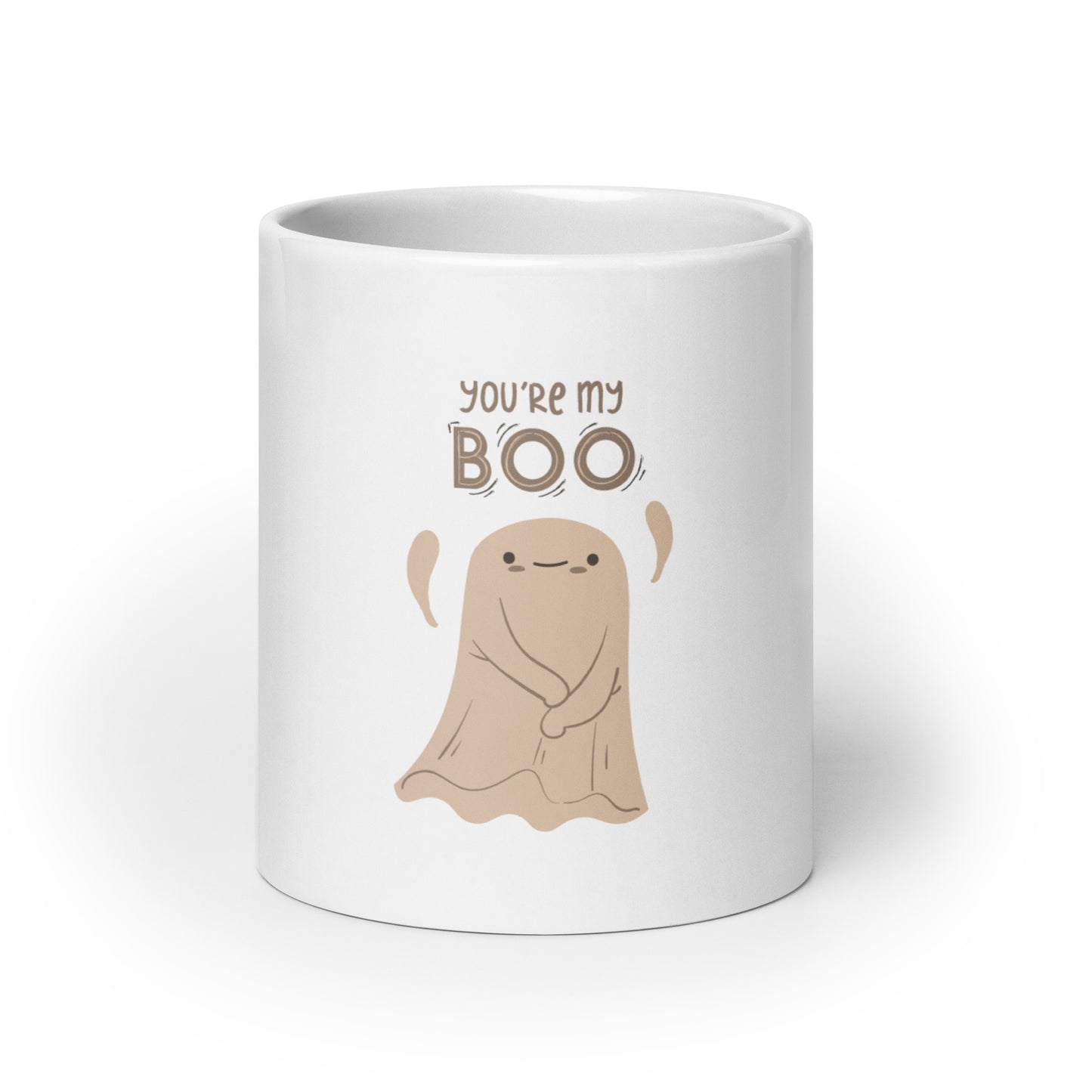 You Are My Boo - White Glossy Mug for Cozy Connections | Romantic Gift Idea