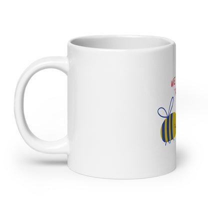 We Bee-Long Together - White Glossy Mug for Sweet Moments | Adorable Gift Choice