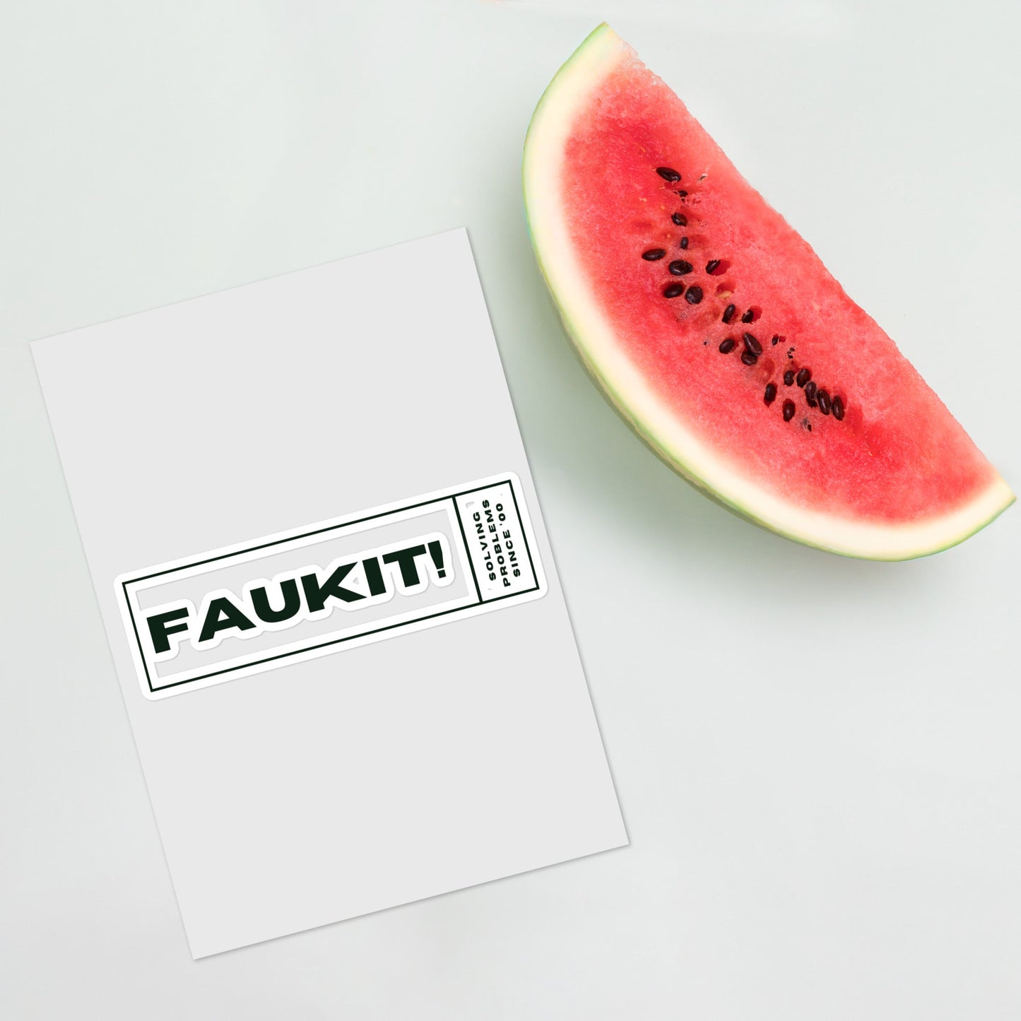 FAUKIT - Solving problems since 0000 Sticker sheet