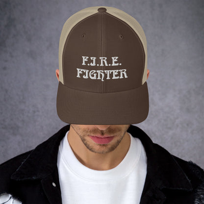 F.I.R.E FIGHTER - Trucker Cap - Albasat Designs