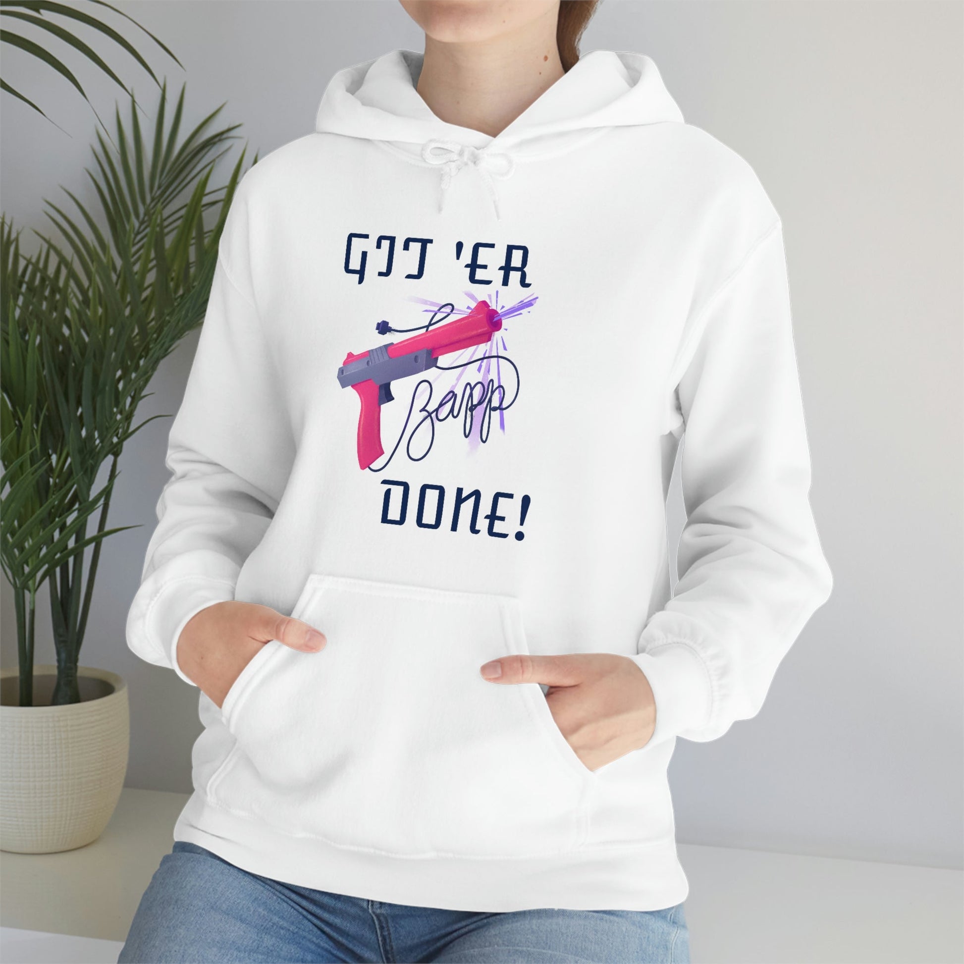 Git 'er Done Retro Gamer Hoodie