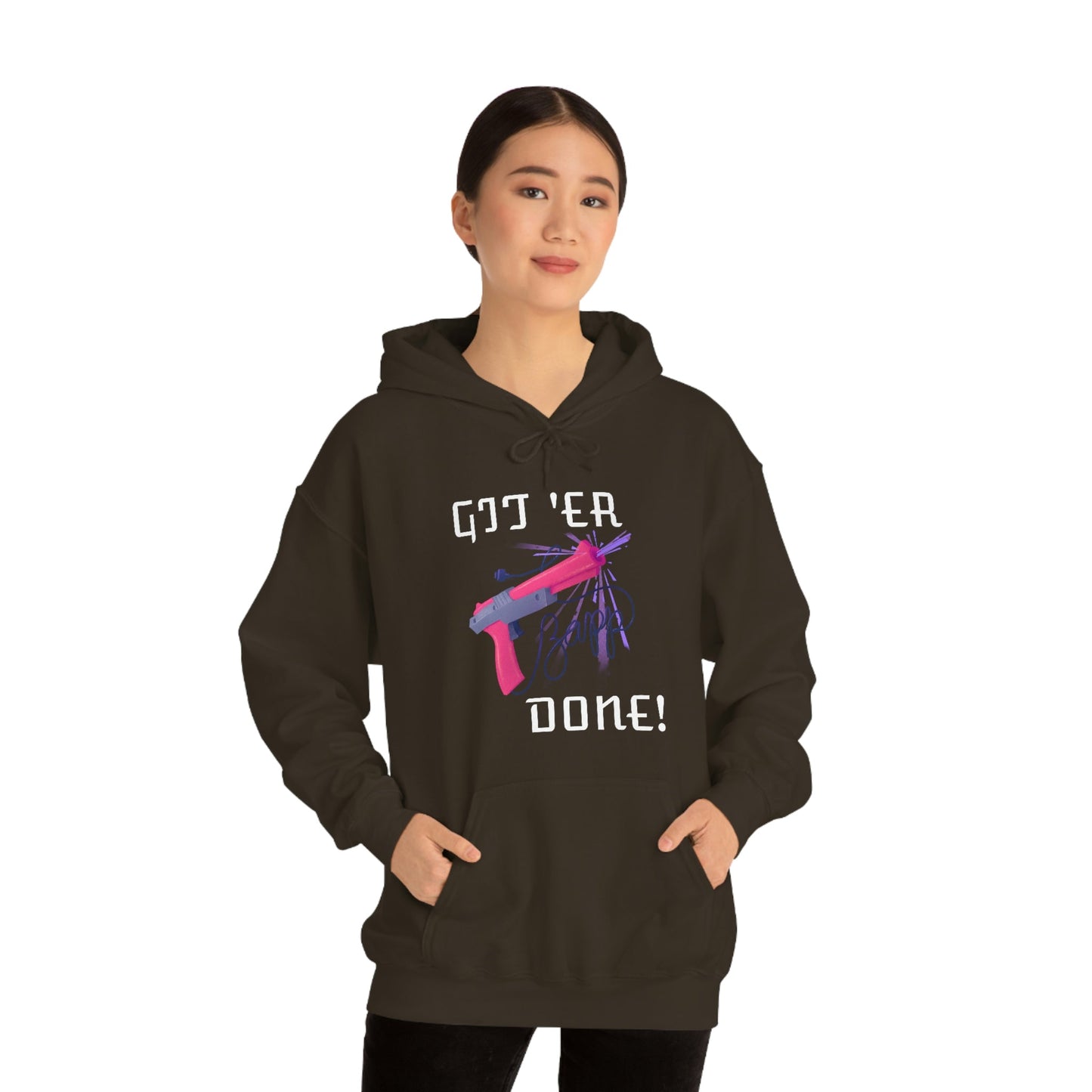 Git 'er Done Retro Gamer Hoodie