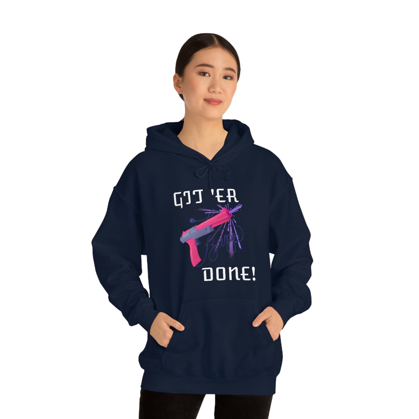 Git 'er Done Retro Gamer Hoodie