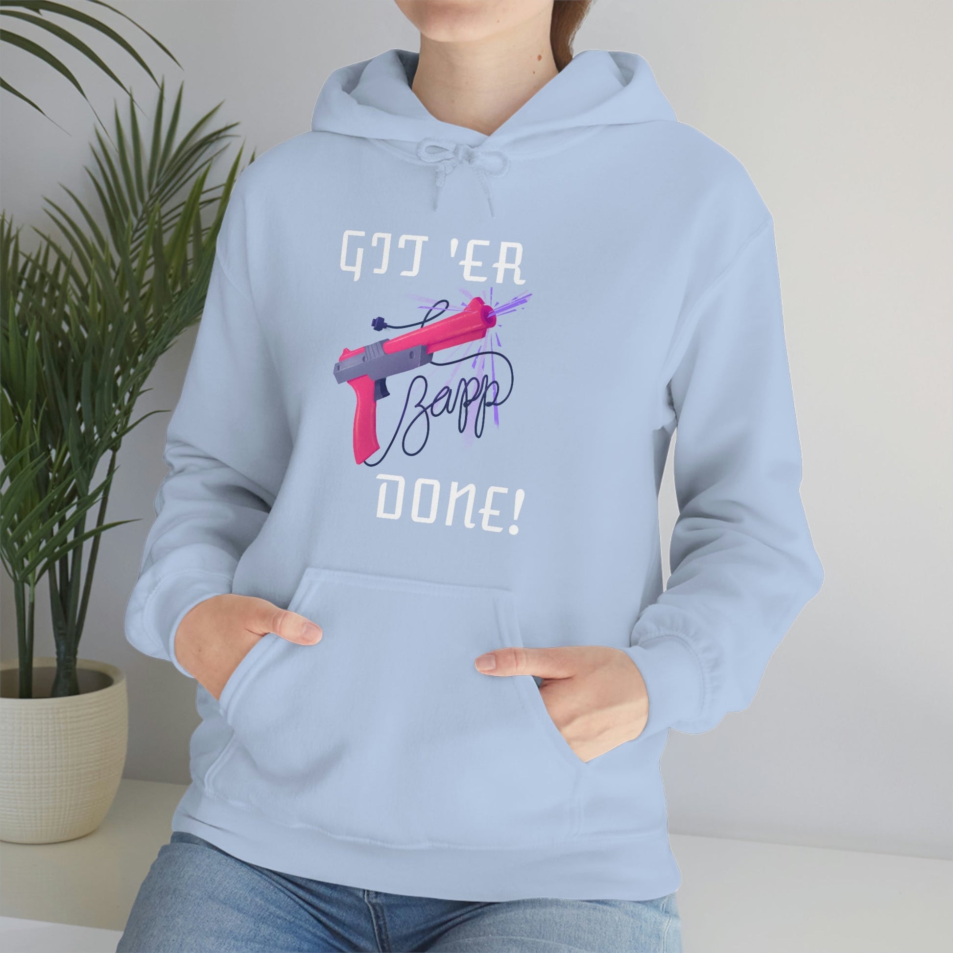 Git 'er Done Retro Gamer Hoodie