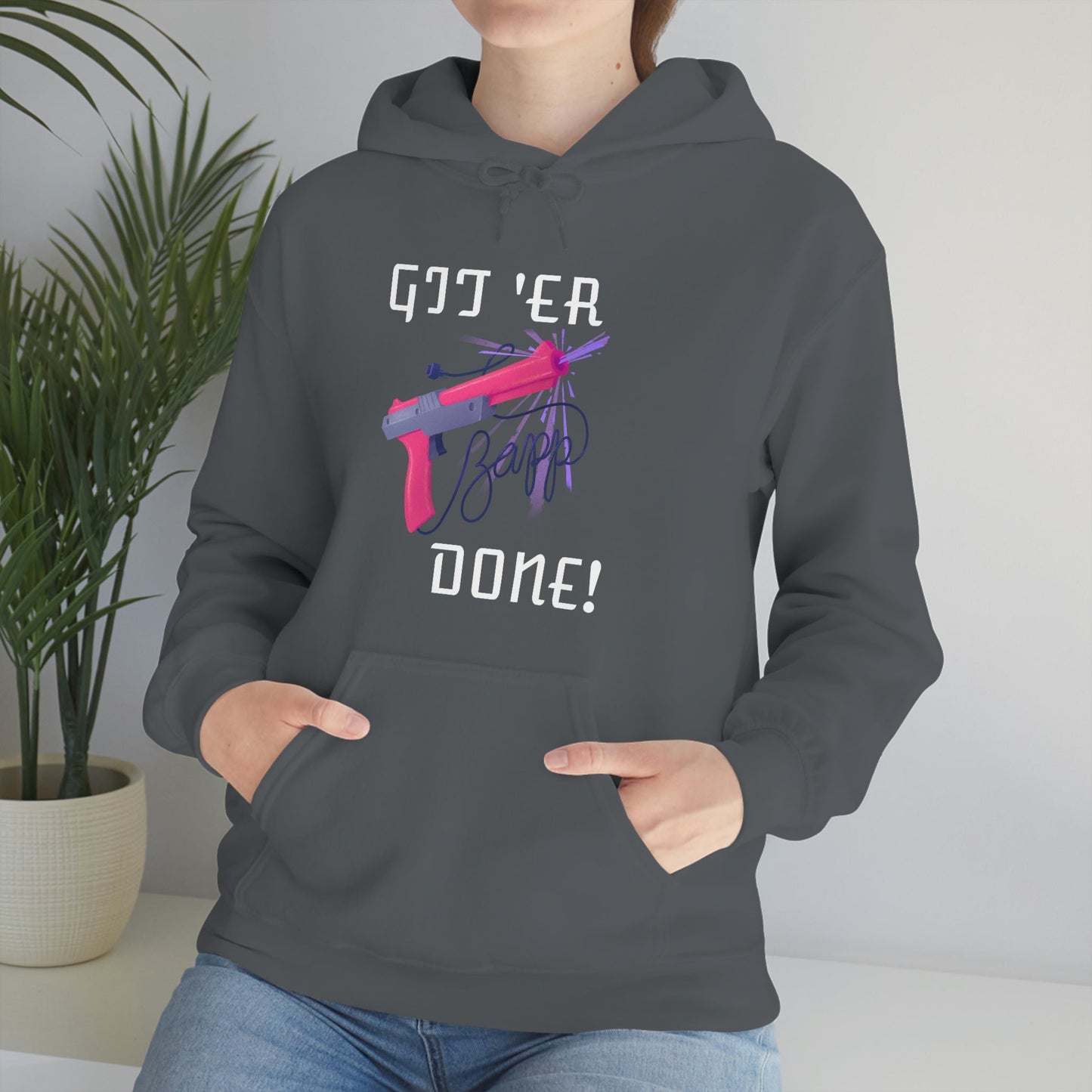 Git 'er Done Retro Gamer Hoodie