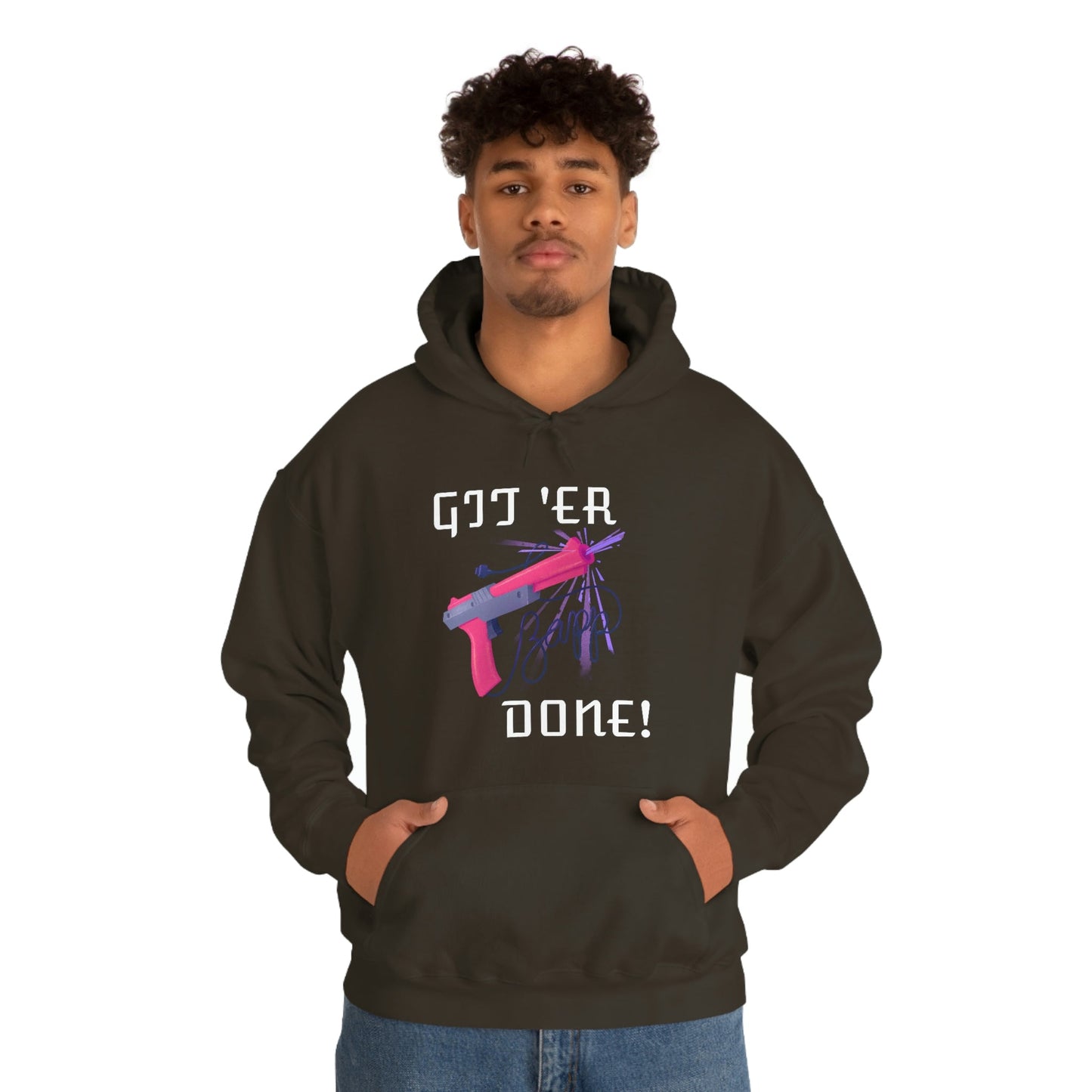 Git 'er Done Retro Gamer Hoodie