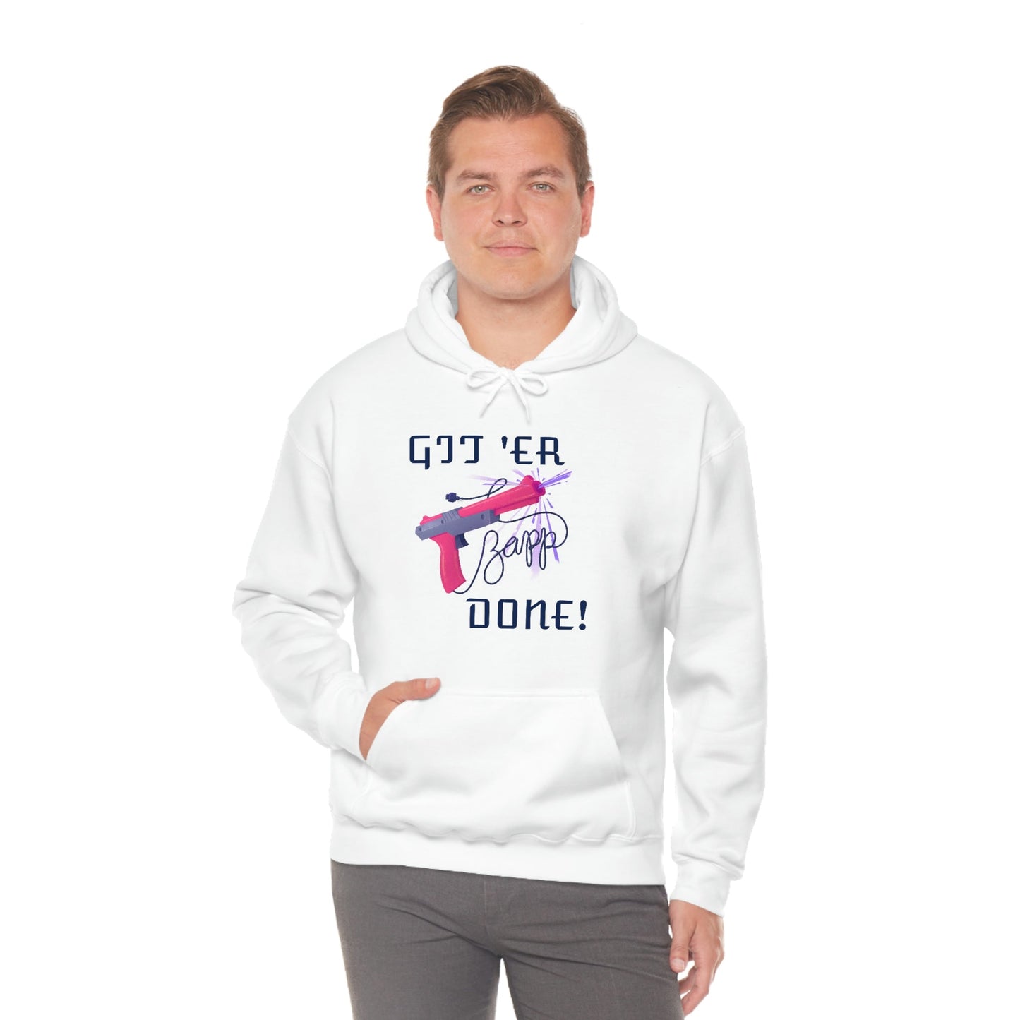 Git 'er Done Retro Gamer Hoodie