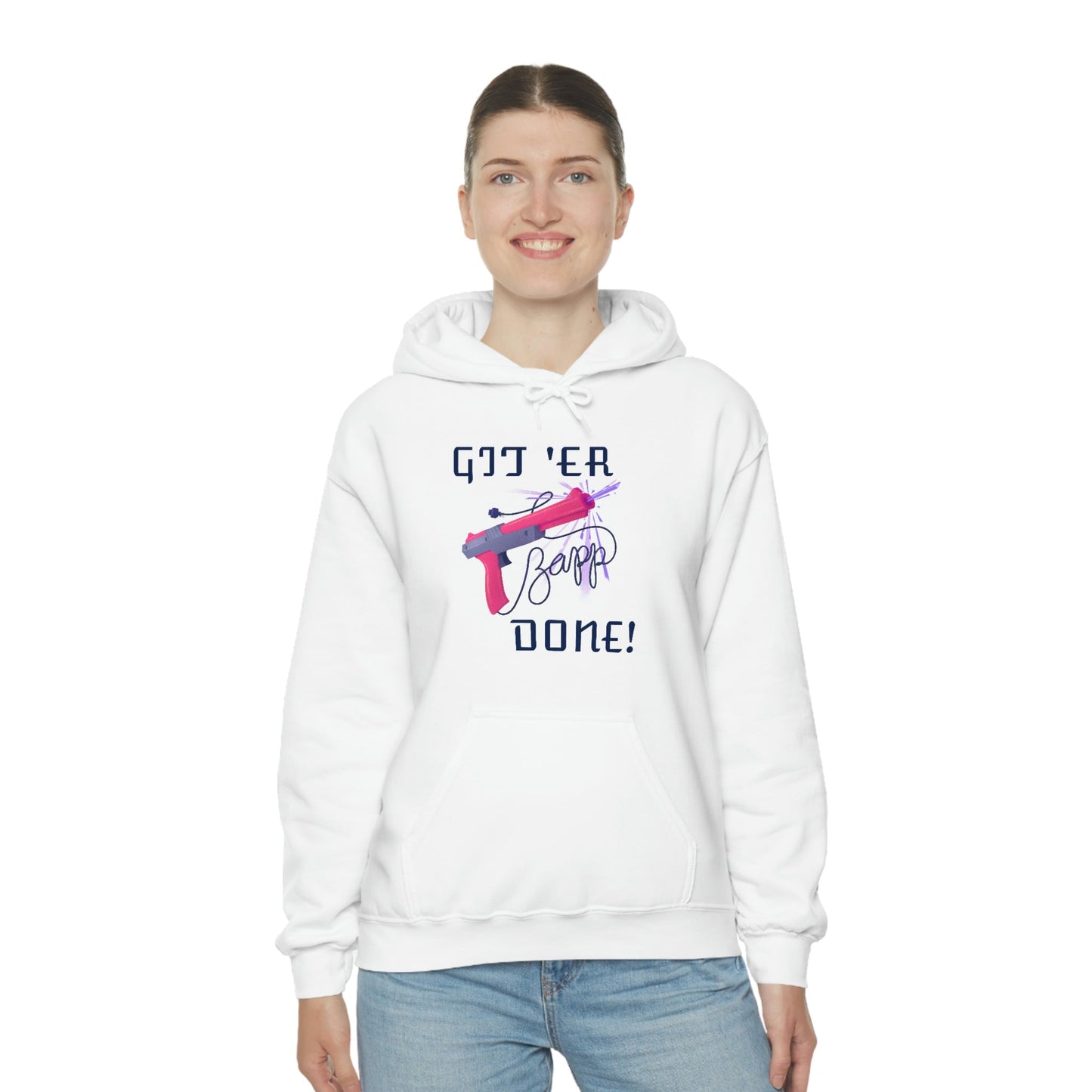 Git 'er Done Retro Gamer Hoodie