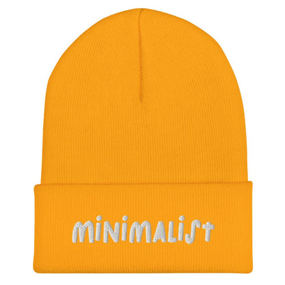 MINIMALIST Design - Embroidered Cuffed Beanie