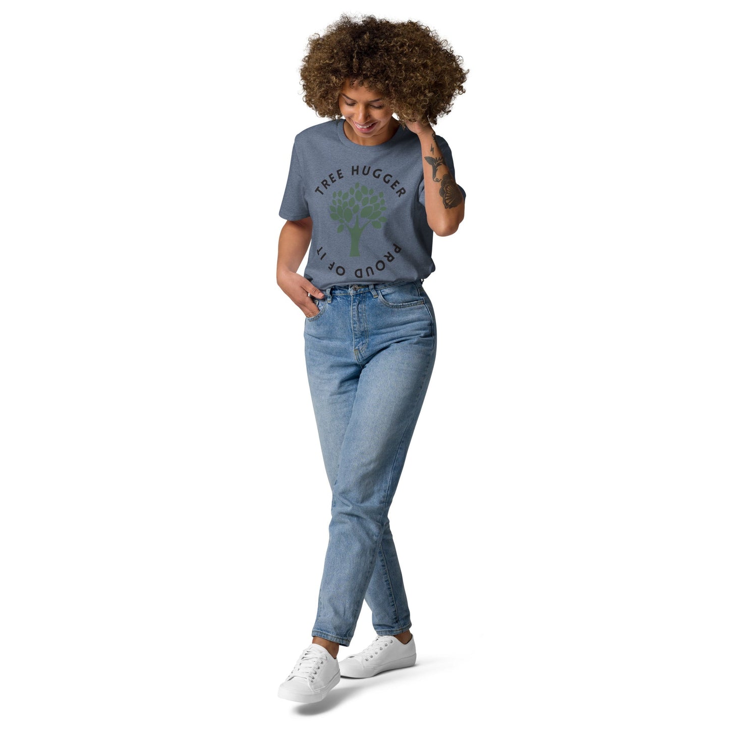 TREE Hugger - Unisex organic cotton t-shirt - Albasat Designs