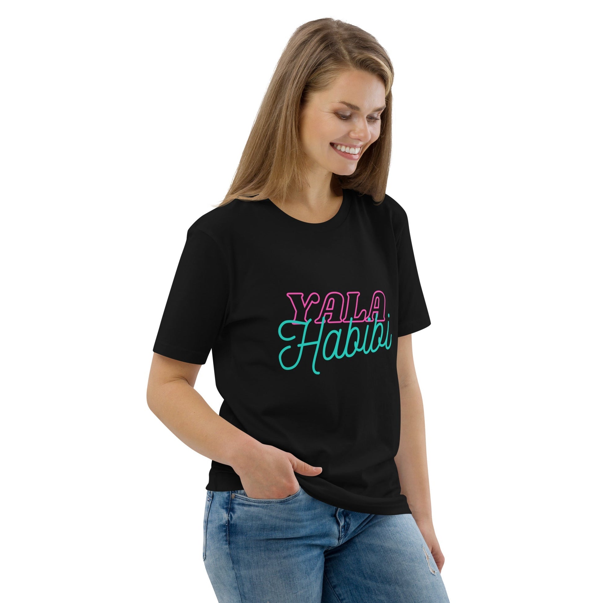 Yala Habibi - Unisex organic cotton t-shirt - Albasat Designs