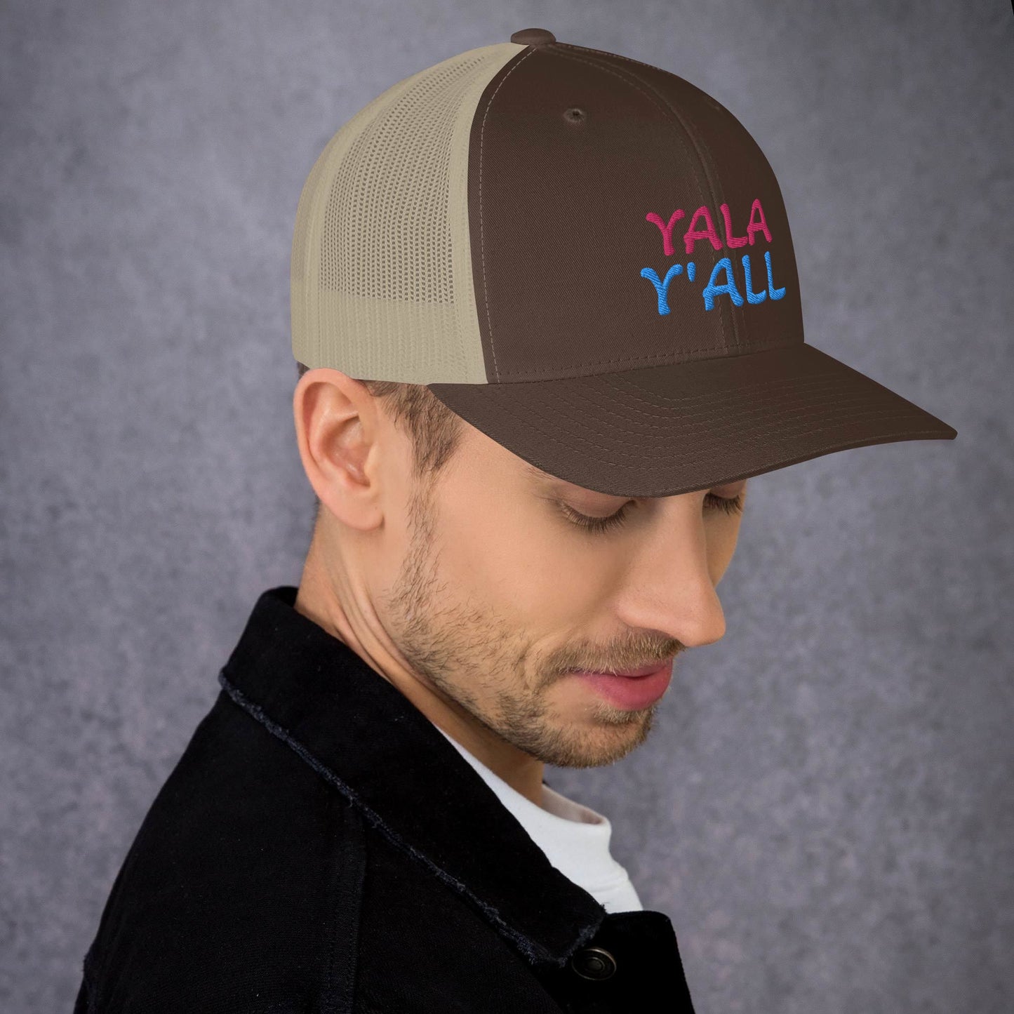 Yala Y'All - Retro Trucker Cap - Albasat Designs